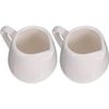LATRAT Ceramic Milk Jug, 100 ml, White, Pitcher, 2 in a Pack