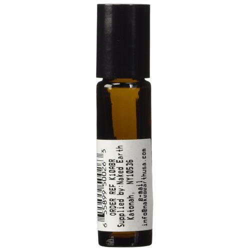 Sanctum Aromatherapy - Amber Glass Bottle with Roll On Applicator and Black Cap - 10 ml. (1 Unit)