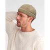 Initlove Docker Hat for Men Vintage Brimless Sailor Hat Beanie Cap Khaki