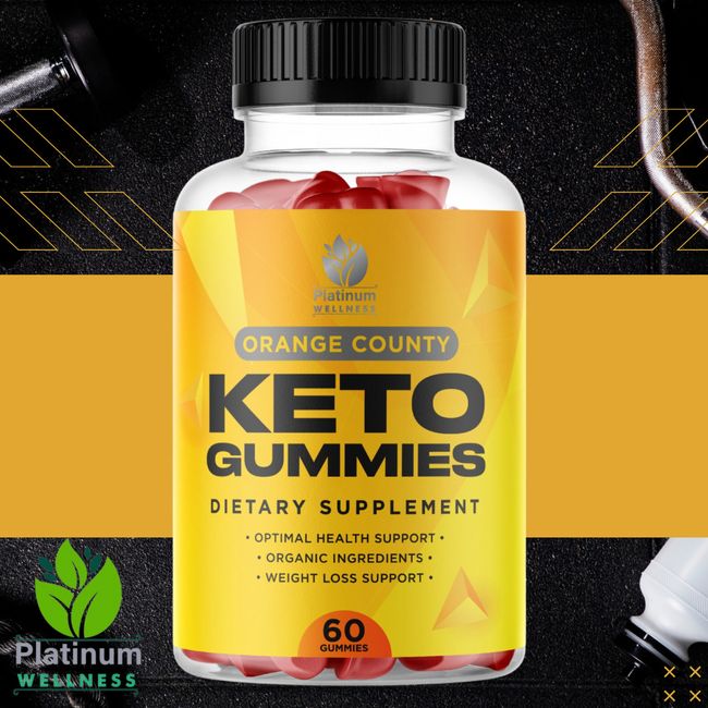 Orange County Keto ACV Gummies - Vegan,KETO-Supplement-60 Gummies