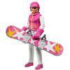 Bruder Snowboarder Woman with Accessories
