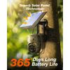 Trail Camera 4G LTE, 2K PTZ Cellular Game Camera Solar with 360° Full View, Live