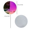 Round Wall Mirror Iridescent Effect Accent Mirror Rainbow Decor Mirror for Home