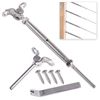 T316-Stainless Steel Adjustable Angle 1/8" Cable Railing Kit/Hardware for...