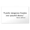 CafePress Dangerous Freedom Rectangle Sticker Rectangle Bumper Sticker Car Decal