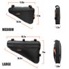 Ibera Bike Frame Saddle Bag Triangle Water-Resistan