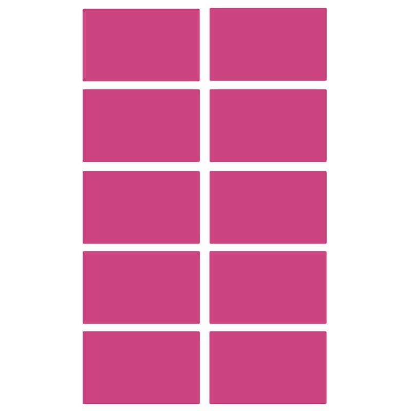 Pink Color Coded Label Writable Surface Stickers Labels 5cm x 3cm ...