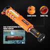 Multi-Function Emergency Car Flashlight, Essential Car Escape Tool, Life Saving Rescue Gear: Seatbelt Cutter Window Breaker Worklight Flashlight Flash Beacon