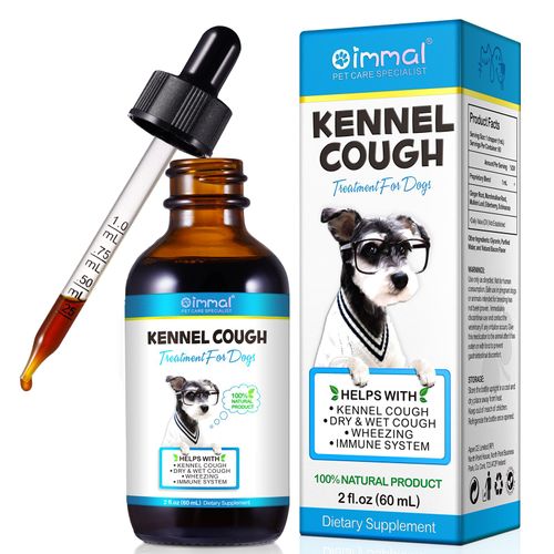 Kennel Cough Treatment for Dogs, Dog Kennel Cough Drops, Dog Cough Relief, Dog Seasonal Allergy Relief, Dog Itch Relief, Dog Herbal Supplement- 60ml/2fl.oz