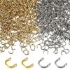 200pcs Easy Spin Nickel Gold Brass Clevises,Wire Stirrup Clevises, DIY Spinner