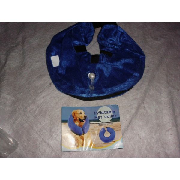 Inflatable Pet Collar, MEDIUM, new