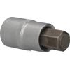 BRILLIANT TOOLS BT022866 1/2 Inch Hex Socket Bit Socket, 55 mm Long, 14 mm [Powered by KS Tools]