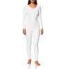 Capezio Women's Team Basic Long Sleeve Unitard, White, Large