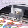 Koala Printable Vinyl Sticker Paper Roll for Inkjet Printer 13 InX32.8 FT Glossy