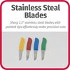 Good Cook 4-Piece Quick Paring Knife Set, multi-color, Small