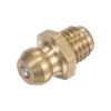 sourcing map Brass Straight Grease Fitting 1/4"-28 Thread 8mm Width Hydraulic Grease Fitting Accessories, 20Pcs