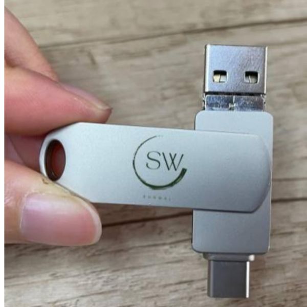 64GB USB Flash Drive for Easy File Storage and Transfer.3 in 1 Android/iOS/Windows.High Speed