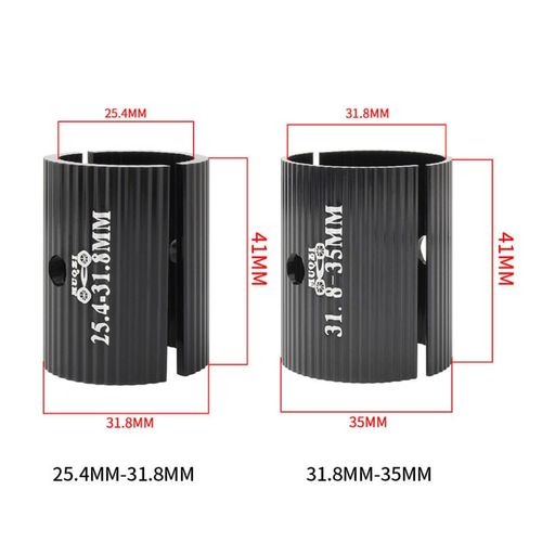 HOUSON Bicycle Handlebar Shim Spacer, Bicycle Spacer Bicycle Handlebar Adapter Bicycle Handlebar Sleeve for Road Bike, Mountain Bike, 31.8 to 35 mm