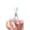 Panther Surgical 9 cm Nail Scissors Multi Purpose Sharp Curved Blades Manicure Pedicure Scissor for Men and Women Thick toenails Finger Nails Eyebrow Eyelash Scissors