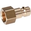 Coupling Plug (NW7.2) G 1/2 Inch Female Thread, Brass, Material: Brass Thread Inside: G 1/2 Inch
