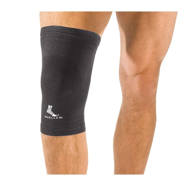 MUELLER Elastic Knee Support, Black, MD