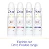 Dove Advanced Care Invisible Dry Spray Antiperspirant Deodorant No White Marks on 100 Colors Sheer Fresh 48-Hour Sweat and Odor Protecting Deodorant for Women 3.8 oz