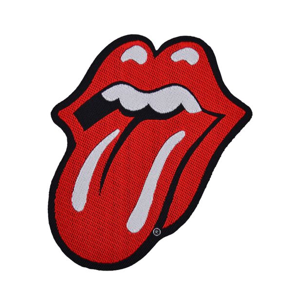 The Rolling Stones Tongue Cut  Out Woven Patch