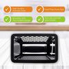 Spring Chef Professional 10" Parmesan Cheese Grater With Container, Stainless St