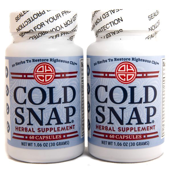 OHCO Cold Snap Herbal Supplement 60 Capsules, 2 Pack