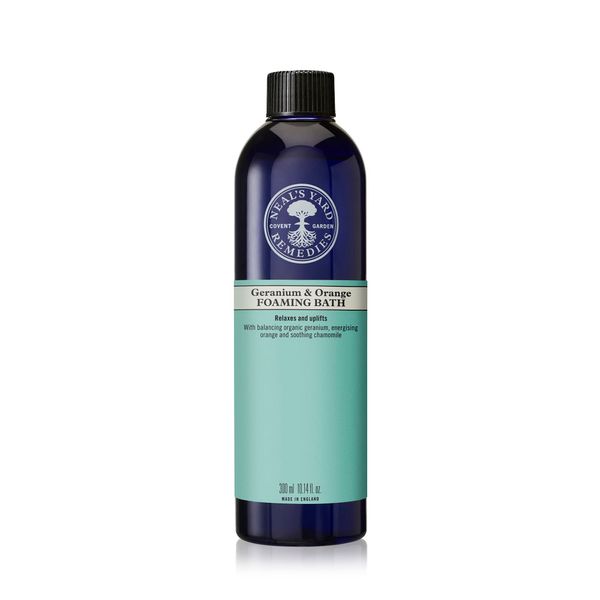 Neal's Yard Remedies Geranium and Orange Foaming Bath - Promote Calmness & Wellbeing - 300ml (worth £24)