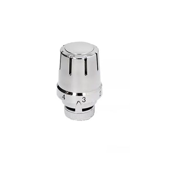 TC Full Chrome TRV Thermostatic Radiator Valve Head Only M30 Thread - GCA