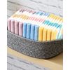 Striped Cotton Washcloths Small Towels Set, 12 Pack Bath Washcloths for Your Face and Body 13 x 13 Inches, Face Cloths for Washing Face, 3 Colors Wash Cloths Face Towels for Bathroom
