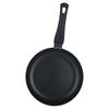 3 Pc Frying Pan Set with Soft Touch Handles and 6 Pc Kitchen Tool Set (Matt Black)