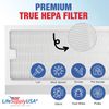 LifeSupplyUSA True HEPA Filter Replacement Compatible with Hunter 30966, 30747,