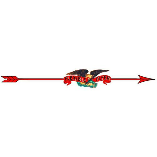 FLEXIBLE FLYER SMALL DECALS FOR SMALL SLED WATER SLIDE, LASER PRINTED