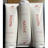 3 PACK Native Limited Edition Hand & Body Lotion, Candy Cane, Silicone Free