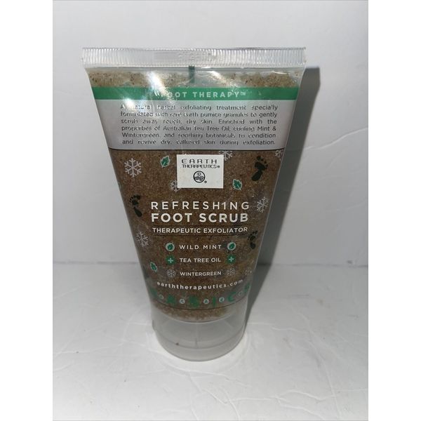 Earth Therapeutics Refreshing Foot Scrub Wild Mint - 4 Fl Oz