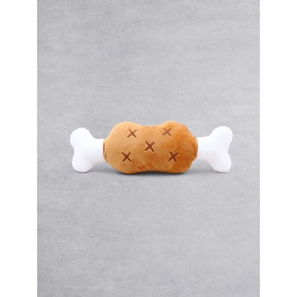 [Pet] Meat-shaped dog plush toy