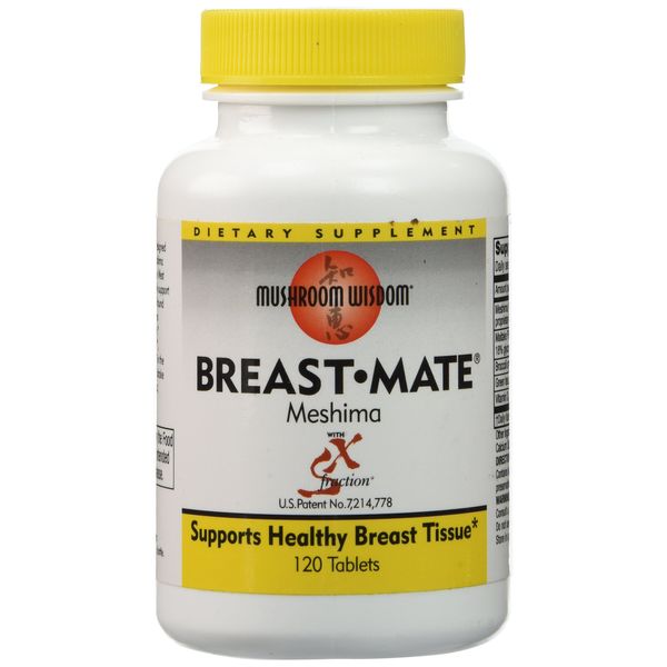 Mushroom Wisdom Breast-Mate Vegi-Tablets, 120 Count