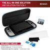 Nacon 3-Pack for Switch 2 | 1 Hard Case | 1 Screen Protector | Game Storage Box (Black)