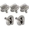 5-Pack 5304525746 Replacement Cooktop Burner Control Stove Knobs for Frigidaire
