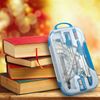 Geometry Compass Set Tuloka 10pcs School Maths Protractor Set Rulers for Student Maths and Engineering in Carry Case, Blue