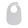 LÄSSIG Little Chums Mouse Silicone Bib with Crumb Catcher Grey