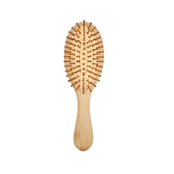 CombCare Bamboo Comb Paddle Brush Scalp Massage Antistatic Smooth Hair Care