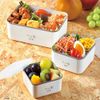 Tatsumiya 30234 Lunch Box Plus S Rectangle Shiro