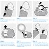 HQ8 Replacement Heads for Philips Norelco Shaver, HQ8 Blades, Compatible with Philips Razor PT720 AT880 AT810 Heads, 3-pc Pack.