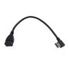 Seadream 2Pack SuperSpeed USB 3.0 Right Angle Male to Female Extension Cable - Right Angle