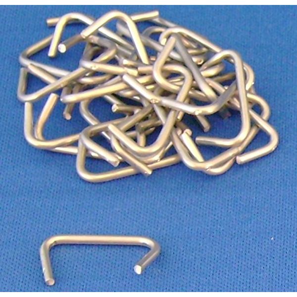 1lb (approx. 500-600 rings) 3/4" Stainless Steel Hog Rings