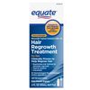 Equate Hair Growth Solution for Men - 1-Month Supply, 2 fl oz + Createandbundle Sticker