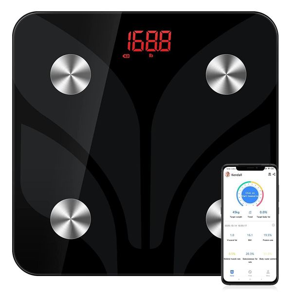 Weight Digital Body Fat Scales: Smart Bluetooth Bathroom Accurate Fit Compositio